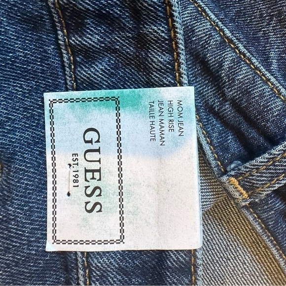 NWT Guess women’s high rise jean denim blue jeans size 30 - Picture 12 of 12
